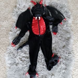 Childs sz 5 Dragon Costume Onesie Maleficent